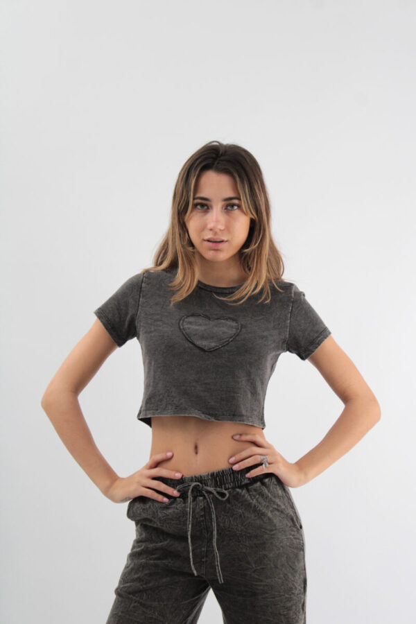 Remera Crop CORAZON