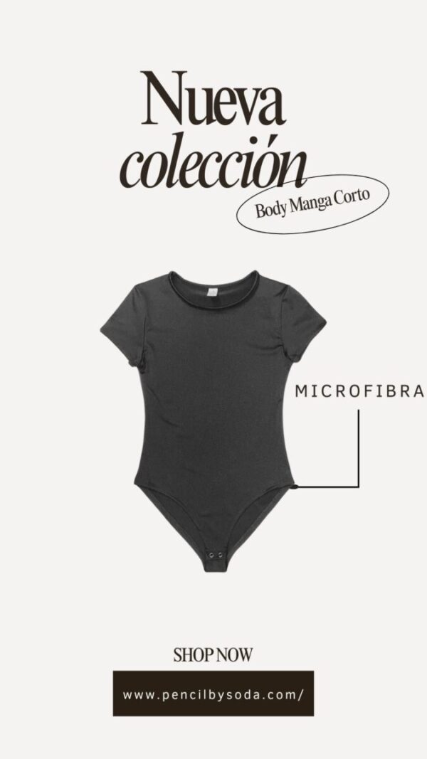 Body Manga Corta