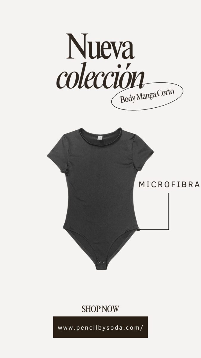 Body Manga Corta