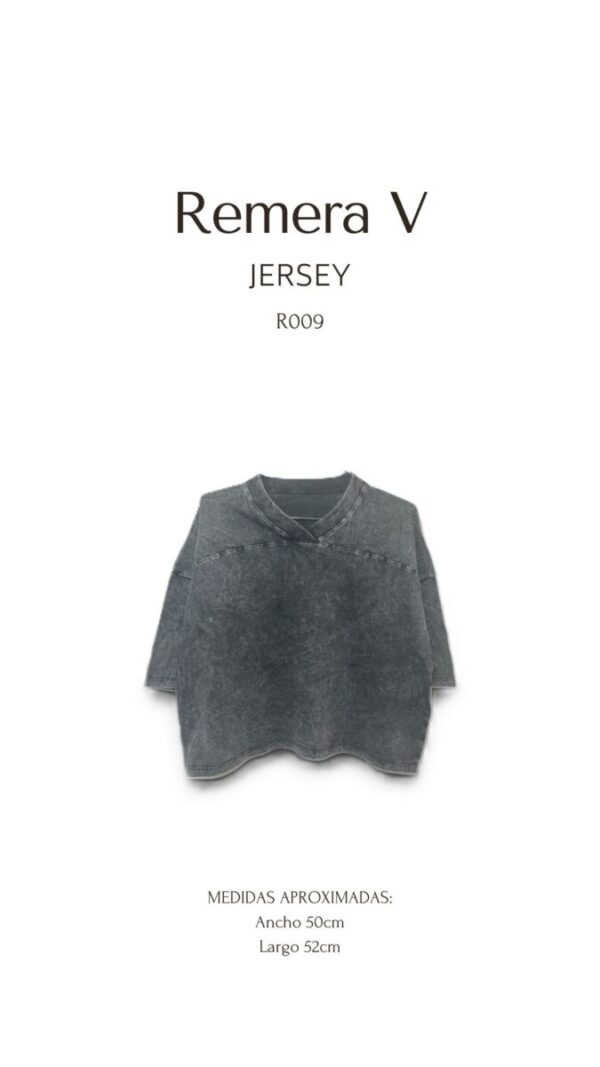 Remera V rib